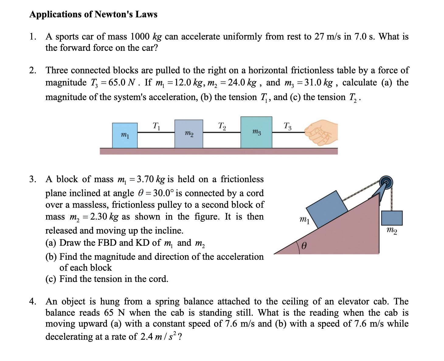 PLEASE HELP ME SOLVE ALL THE QUESTIONS STEP BY STEP!! Applications of