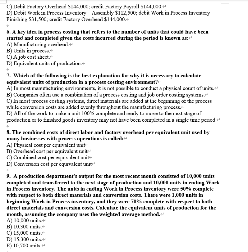 of the production process but do not become part of the product