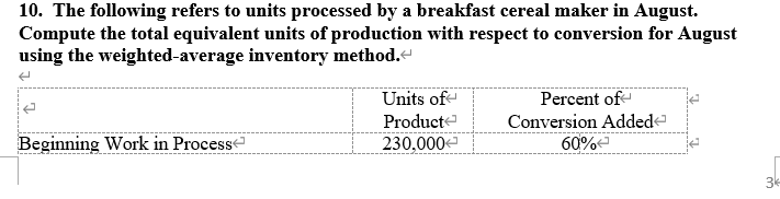 or cannot clearly be identified with specific units of product.~ d. A