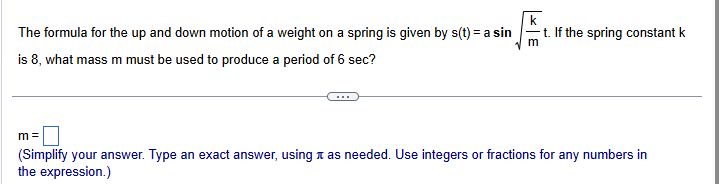 using 1 as needed. Use integers or fractions for any numbers in