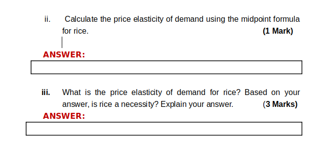 Supply, and Elasticity Question 1 7 Marks After the devastating typhoon Haiyan