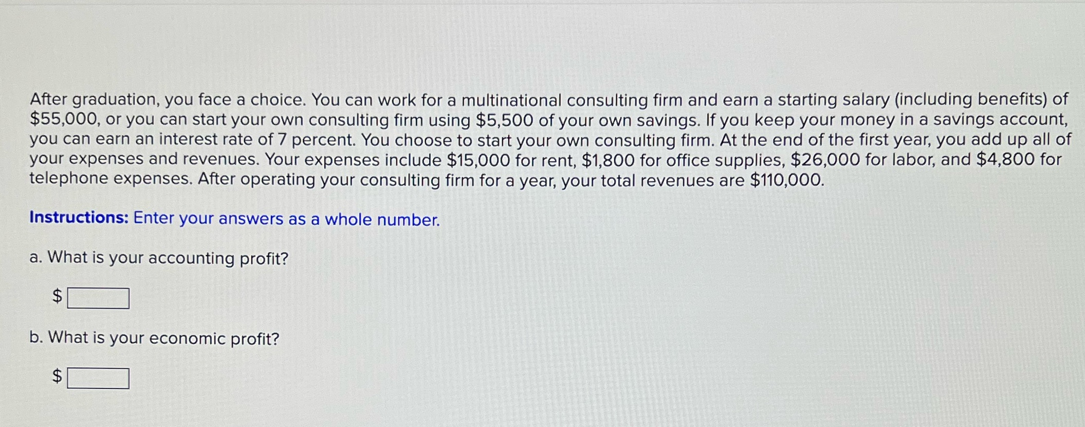 I need help on this After graduation, you face a choice. You