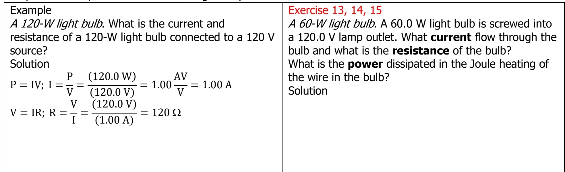 applied to a circuit having a resistance of 10.0 (2. Find difference