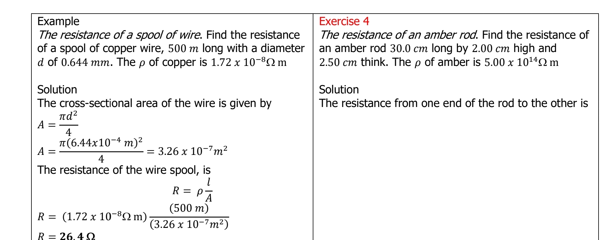 in the circuit, found by Ohm's law. V 6.00 V V E