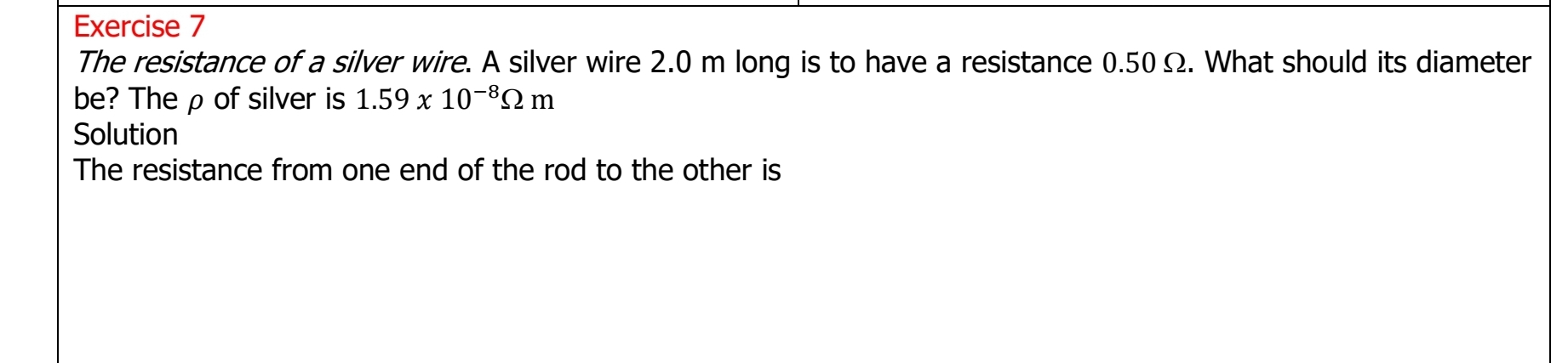 is necessary to get a current Find the current by Ohms law.