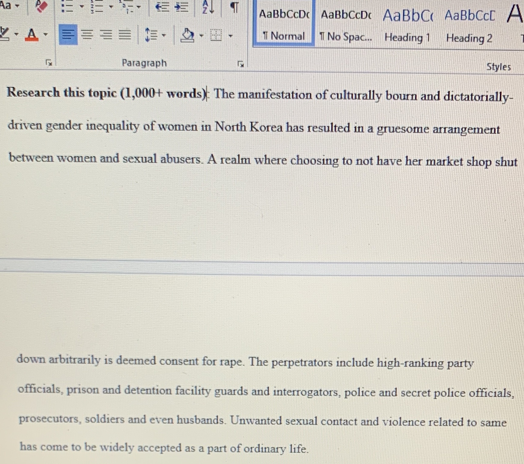 Please write a research paper on the below topic a + AaBbCcDc