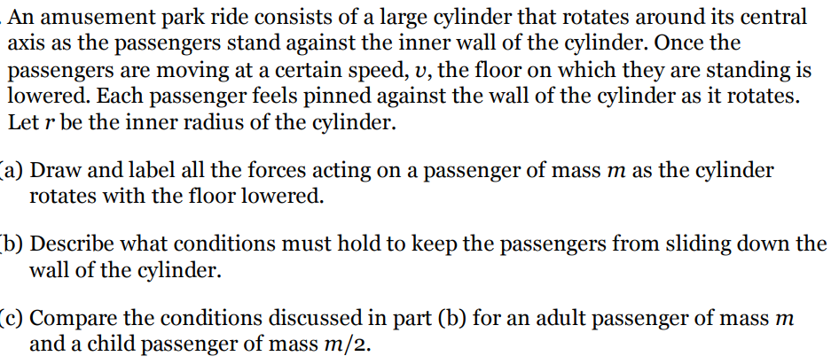 critical speed below which the rope would become slack when the bucket