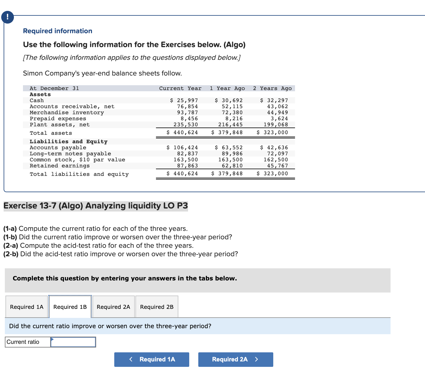 (Algo) [The following Information applies to the questions displayed below. ] Simon