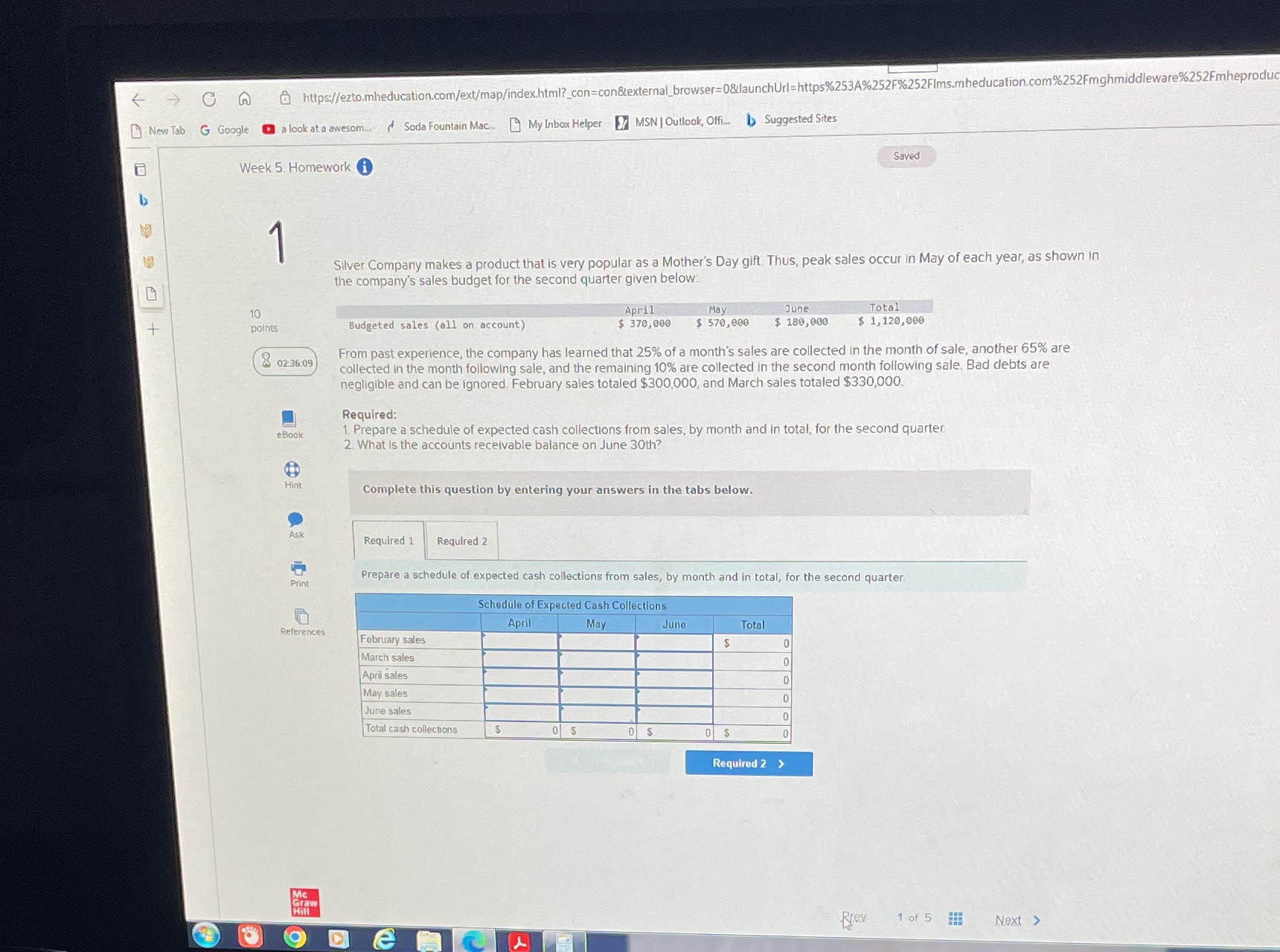 Question C A @ https://ezto.mheducation.com/ext/map/index.html?_con=con&external_browser=0&launchUrl=https%2530%252F%252FIms.mheducation.com%252Fmghmiddleware%252Fmheprodu New Tab G Google a look at