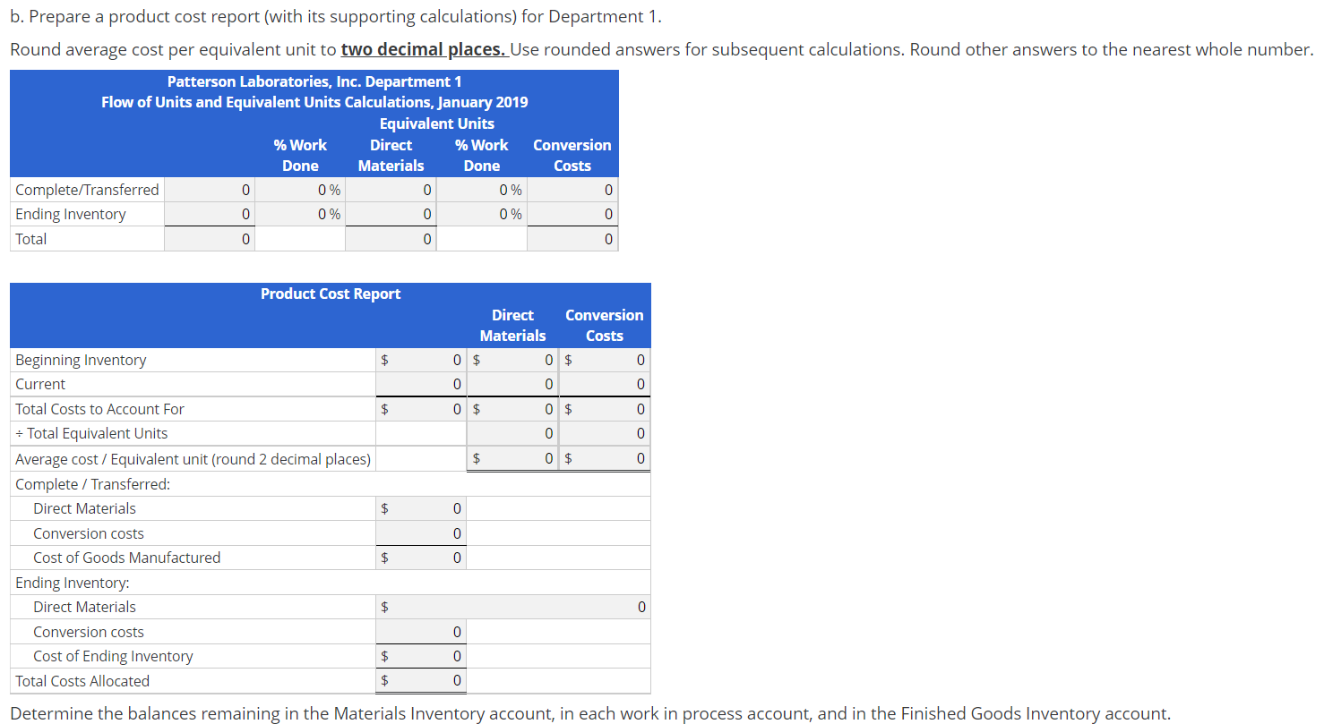 used in Department 2. Conversion costs are incurred evenly in both departments.