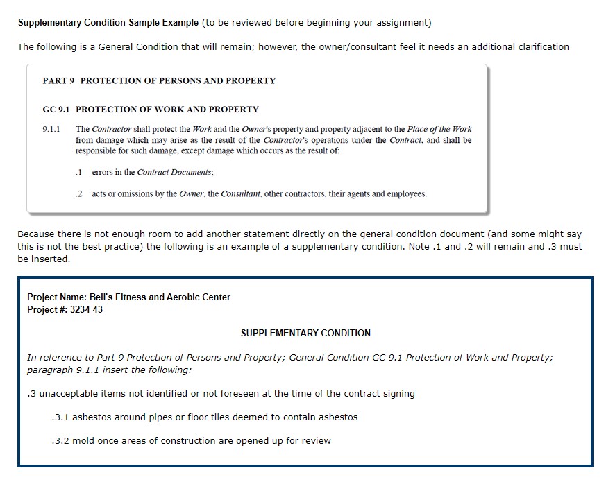 following is directly from a CCDC2 Contract. Part 3: EXECUTION of the