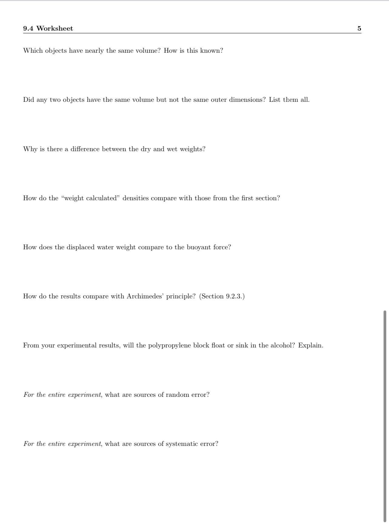 % error and the obj. p Exp, %ERROR. P, P, p Your
