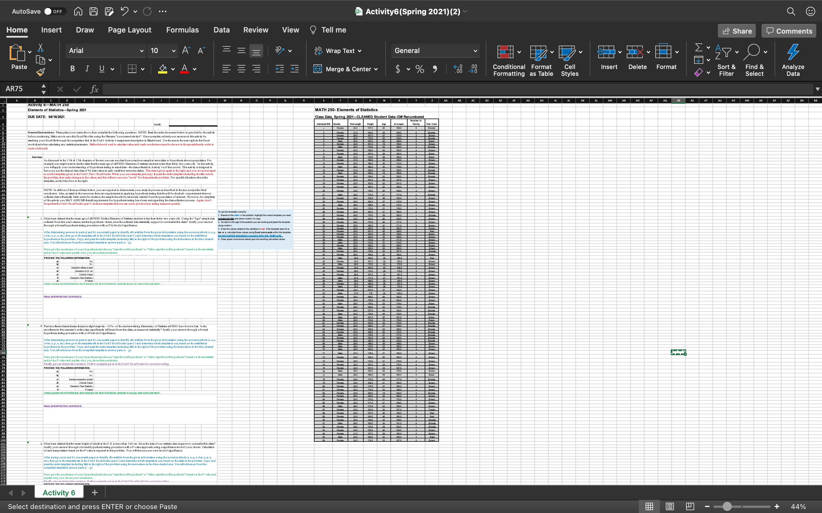 What is the function for me to set up problem 1a? AutoSave