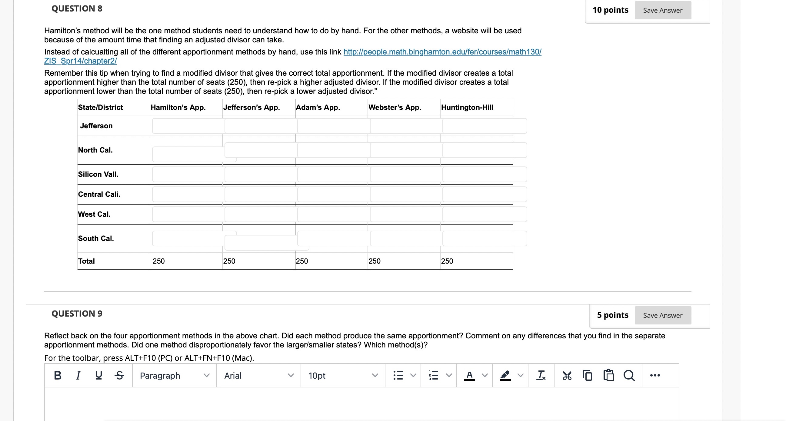 This is the link http://people.math.binghamton.edu/fer/courses/math130/ZIS_Spr14/chapter2/ QUESTION 8 10 points Save Answer Hamilton's