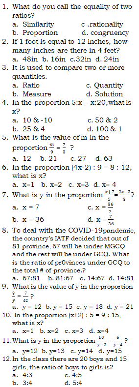 if the first three number are 8, 12 and 4? a. 4