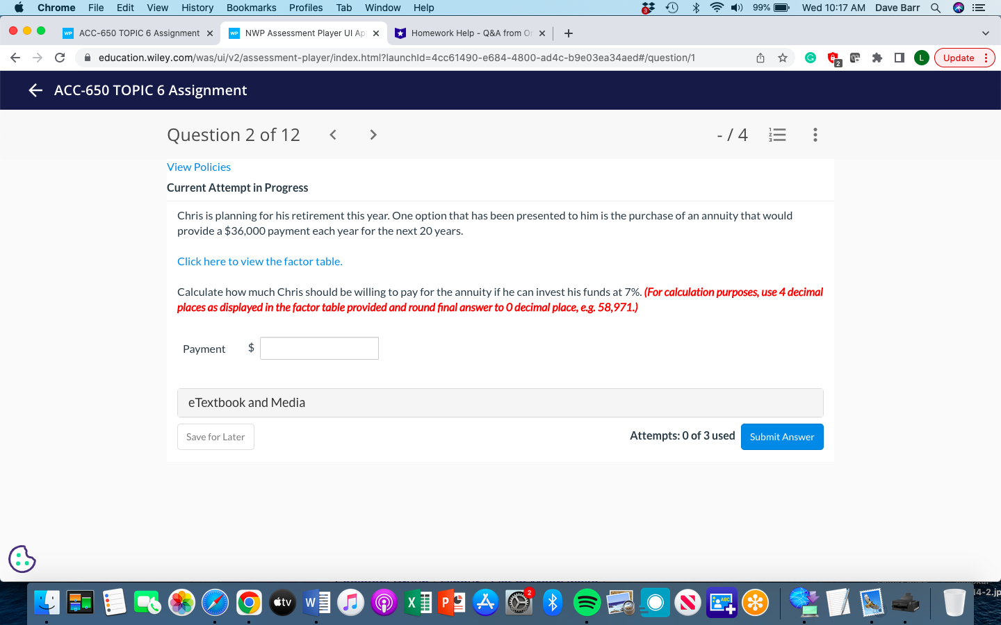 Chrome File Edit View History Bookmarks Profiles Tab Window Help 8