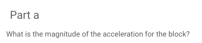 in the gure below The block is pushed from behind by a