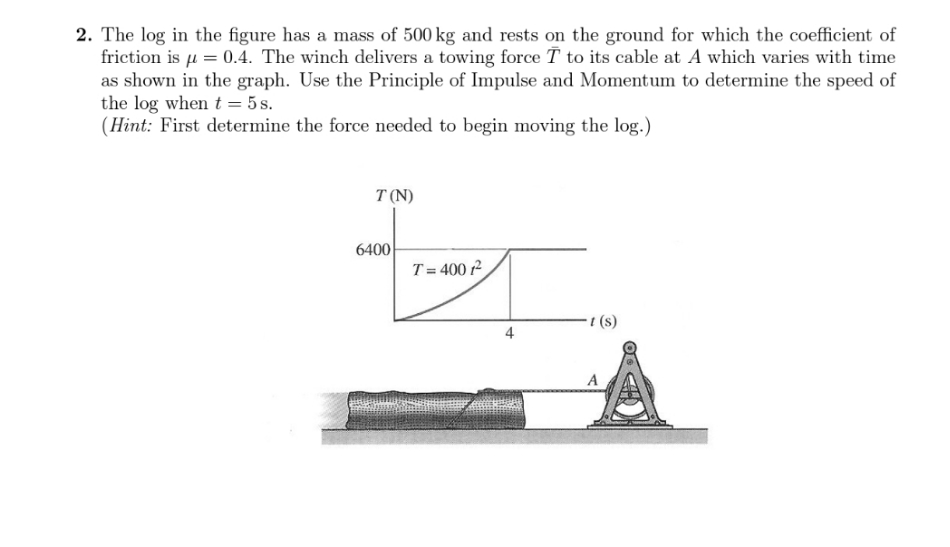 please solve step by step 2. The log in the figure has