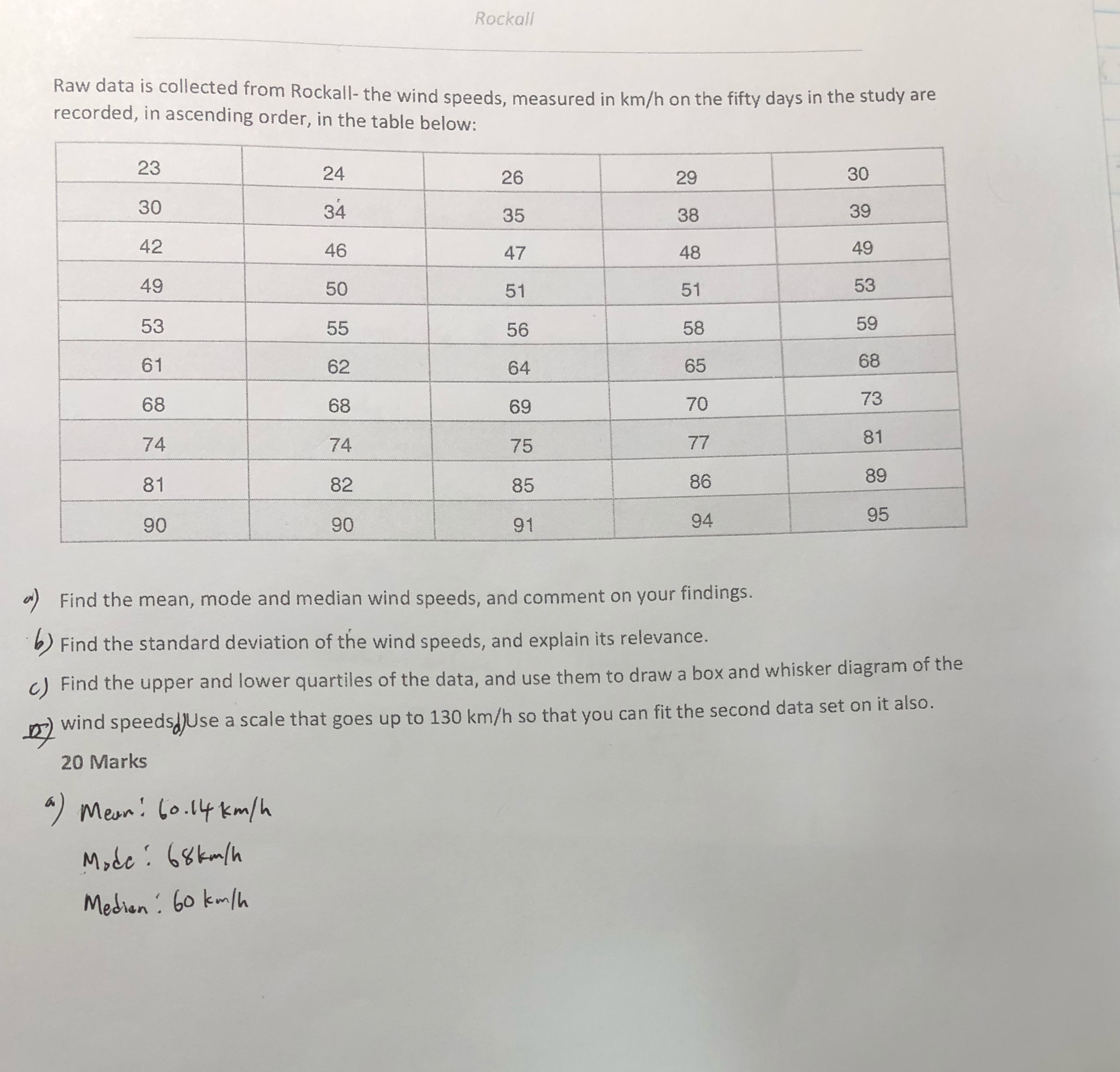 For the standard deviation, do I use N or n-1 for the