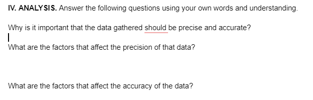 of the activity, the student should be able to perform the activity