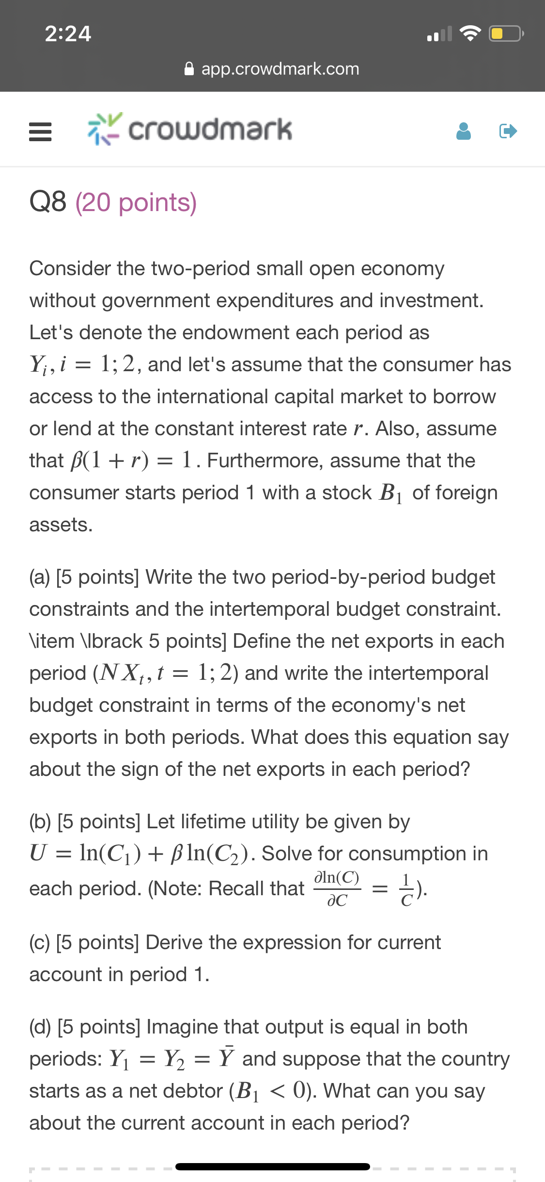 I do have a assessment due before oct21, with total around 8