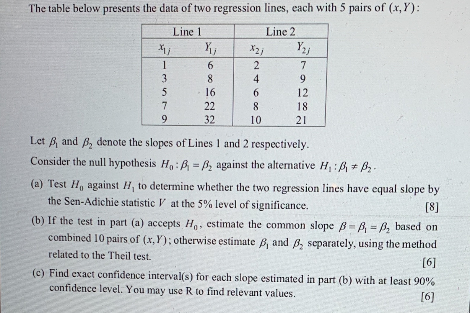 Please help me solve this question Thank you The table below presents