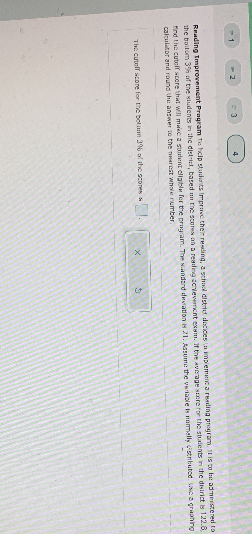  =1 = 2 =3 Reading Improvement Program To help students improve