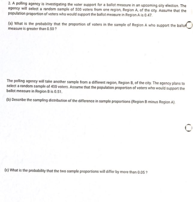 Please reference attachment. See image below for more information. 2. A polling