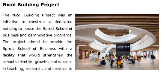 The Nicol Building, completed by Carleton University in 2021, is a 115,000-square-