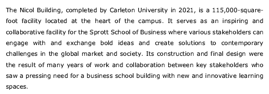 final design were the result of many years of work and collaboration