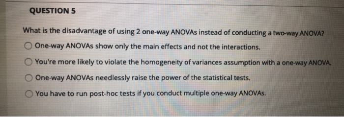 Select the best answer. repeated measures ANOVA is for between subjects designs