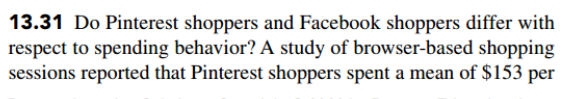 Use either SPSS or Excel software to approach this question. Please provide