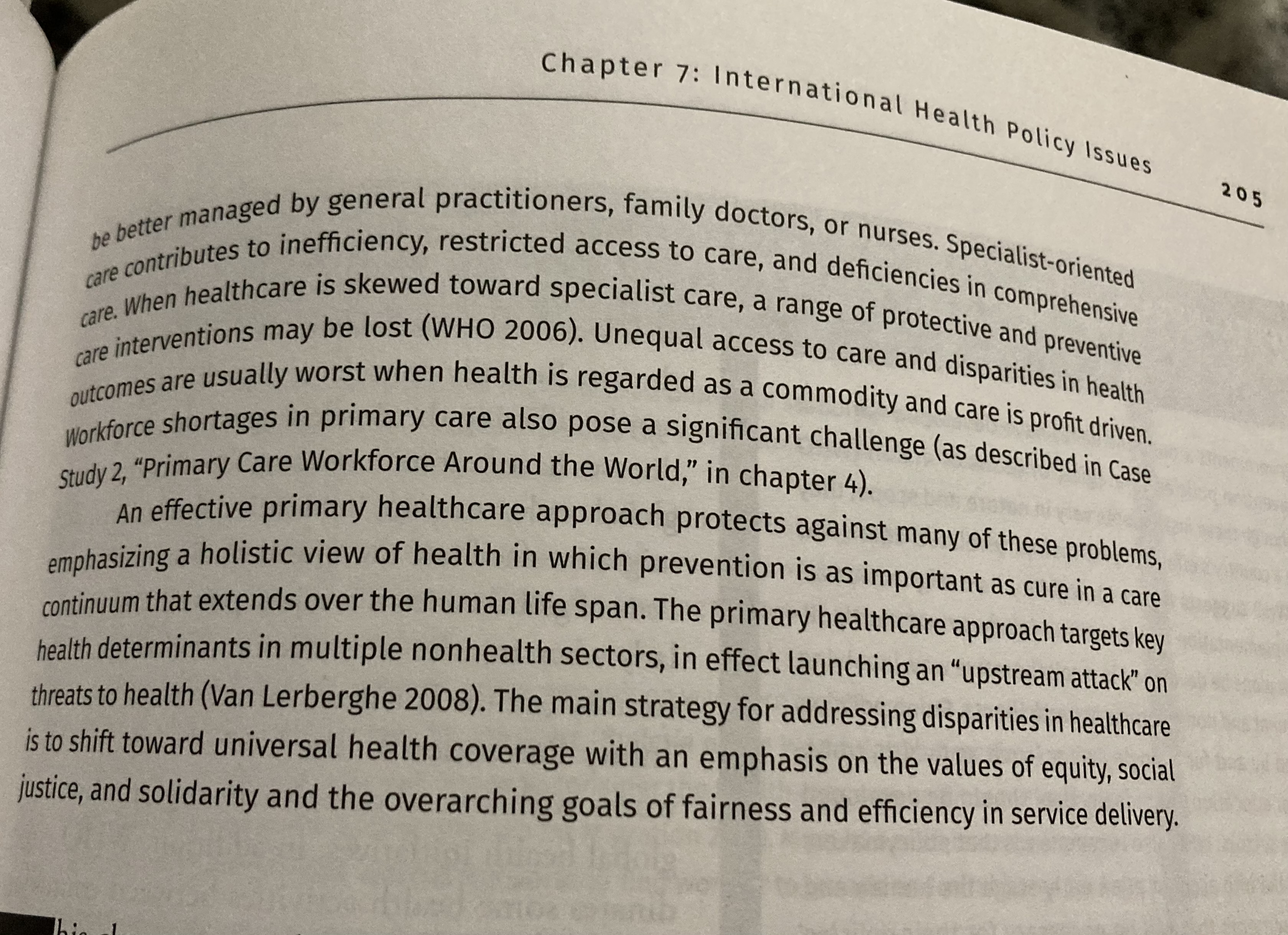Chapter 7 CASE STUDY 2 PRIMARY CARE AROUND THE WORLD In 1978,