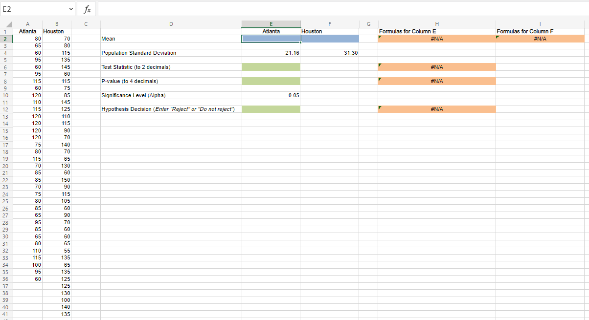 E2 fx C D E F G H A B Atlanta
