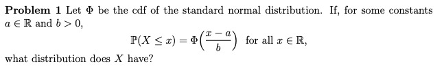 Can you help me solve these problems: Problem 1 Let 4 be