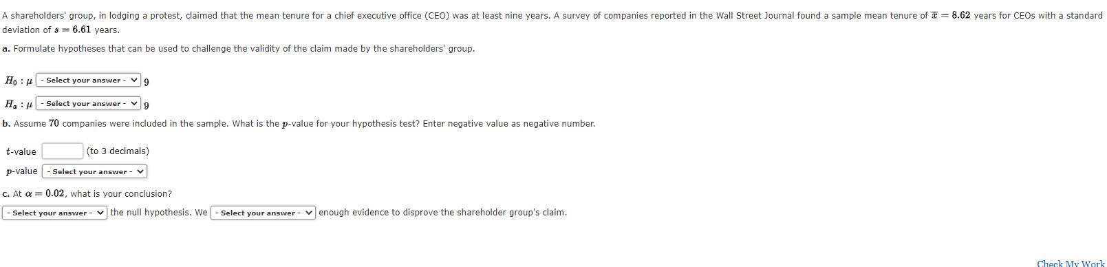 Can someone help? A shareholders' group, in lodging a protest, claimed that