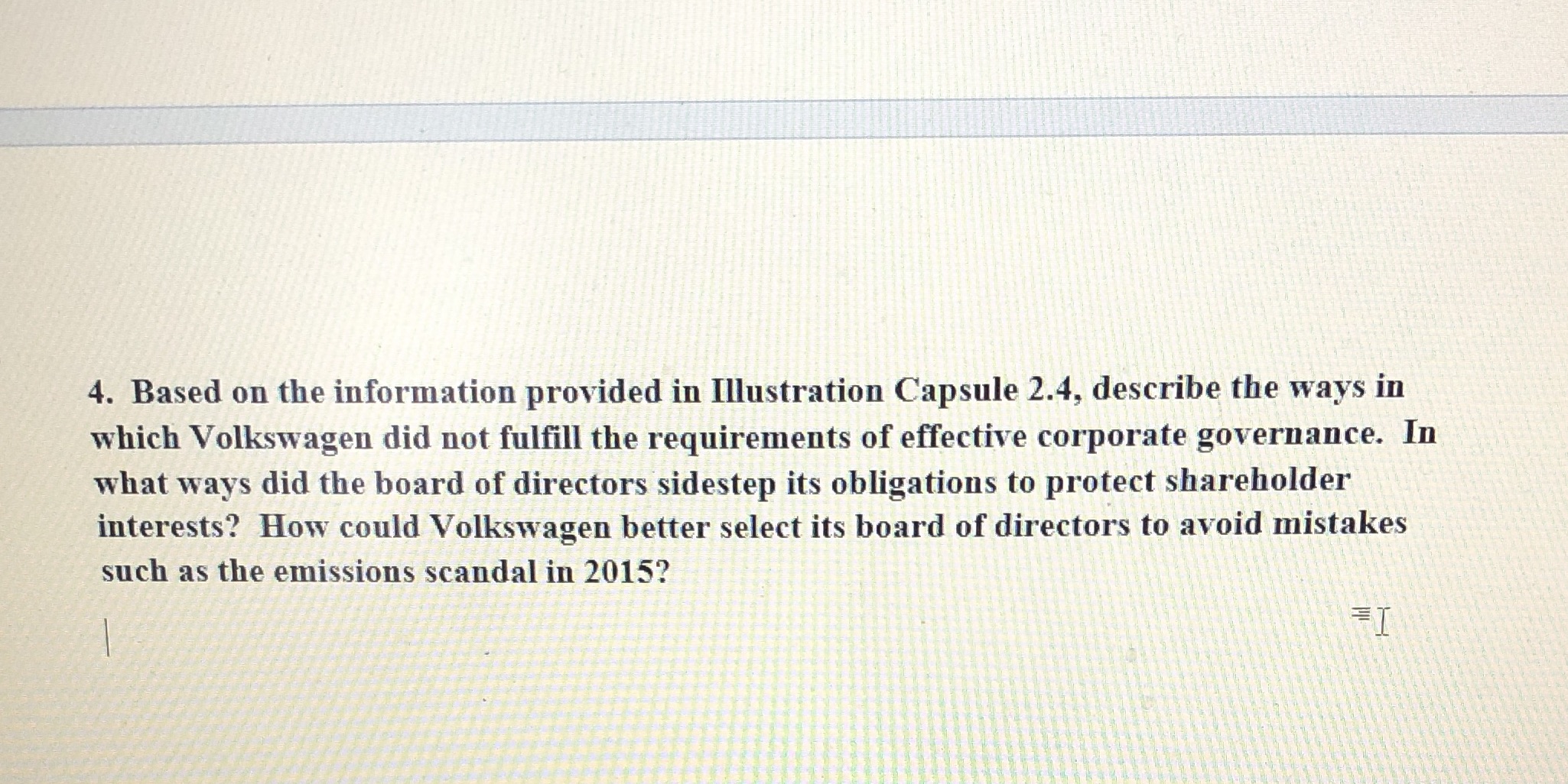 4. Based on the information provided in Illustration Capsule 2.4, describe