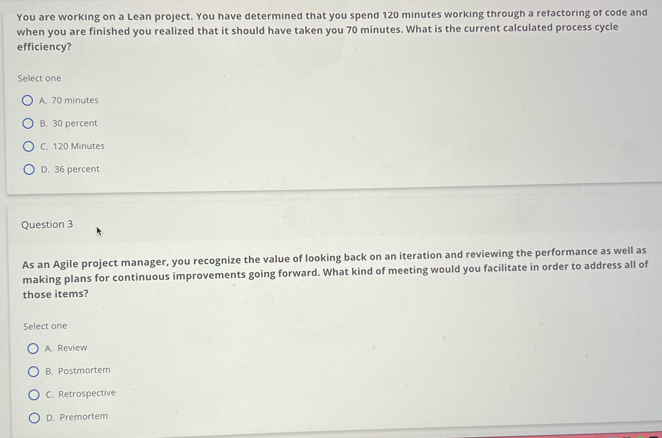  You are working on a Lean project. You have determined that