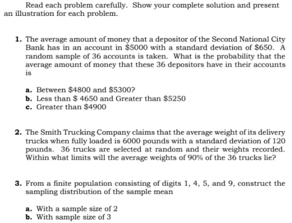Please help me in my homework, tysm!! Read each problem carefully. Show