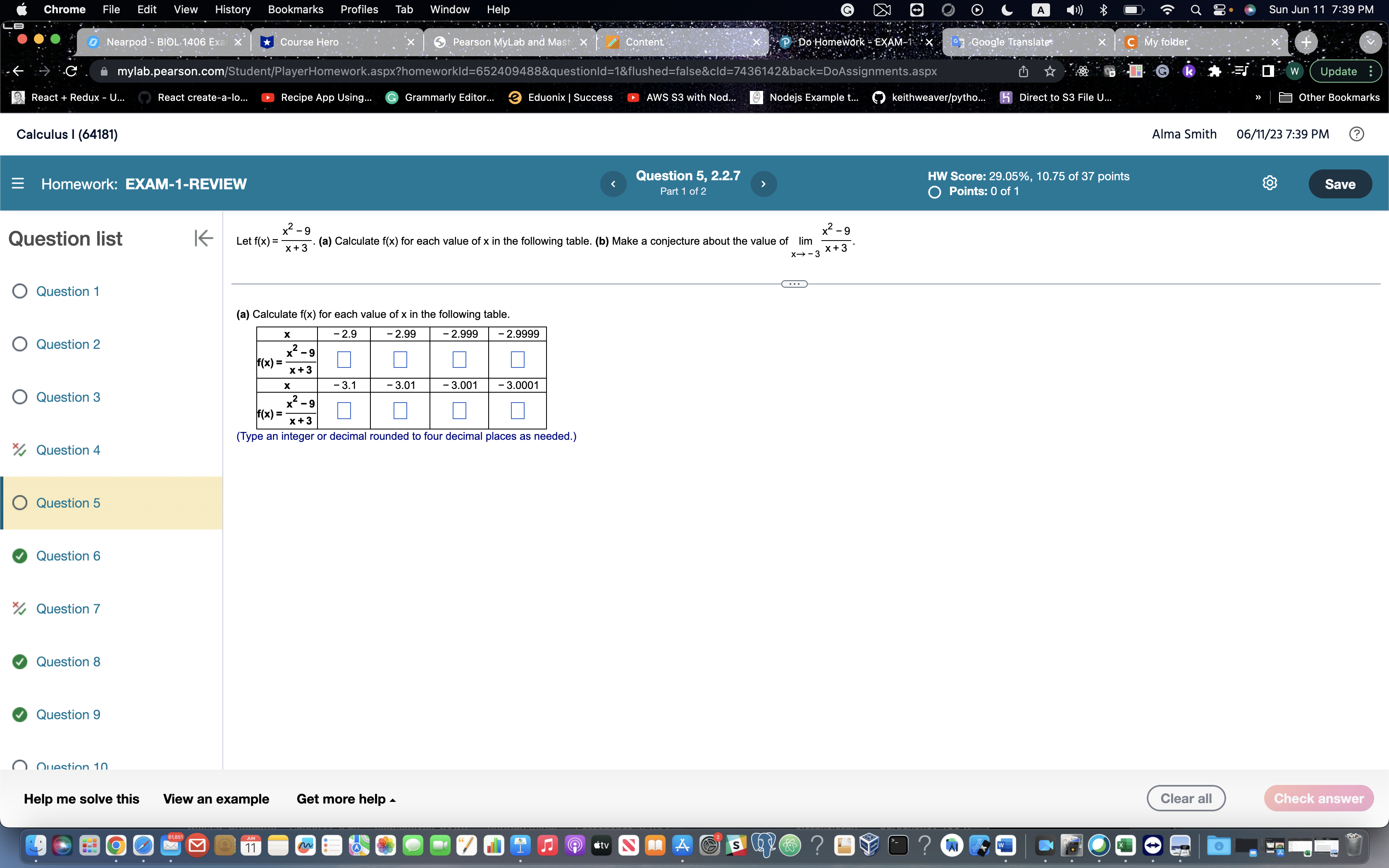 U... React create-a-lo... .. Recipe App Using... G Grammarly Editor... @ Eduonix