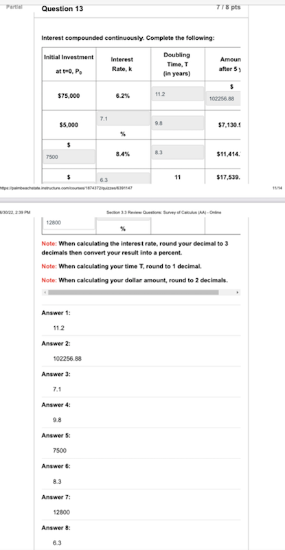 bj Suppose that $1000 is invested. What is the balance after 1