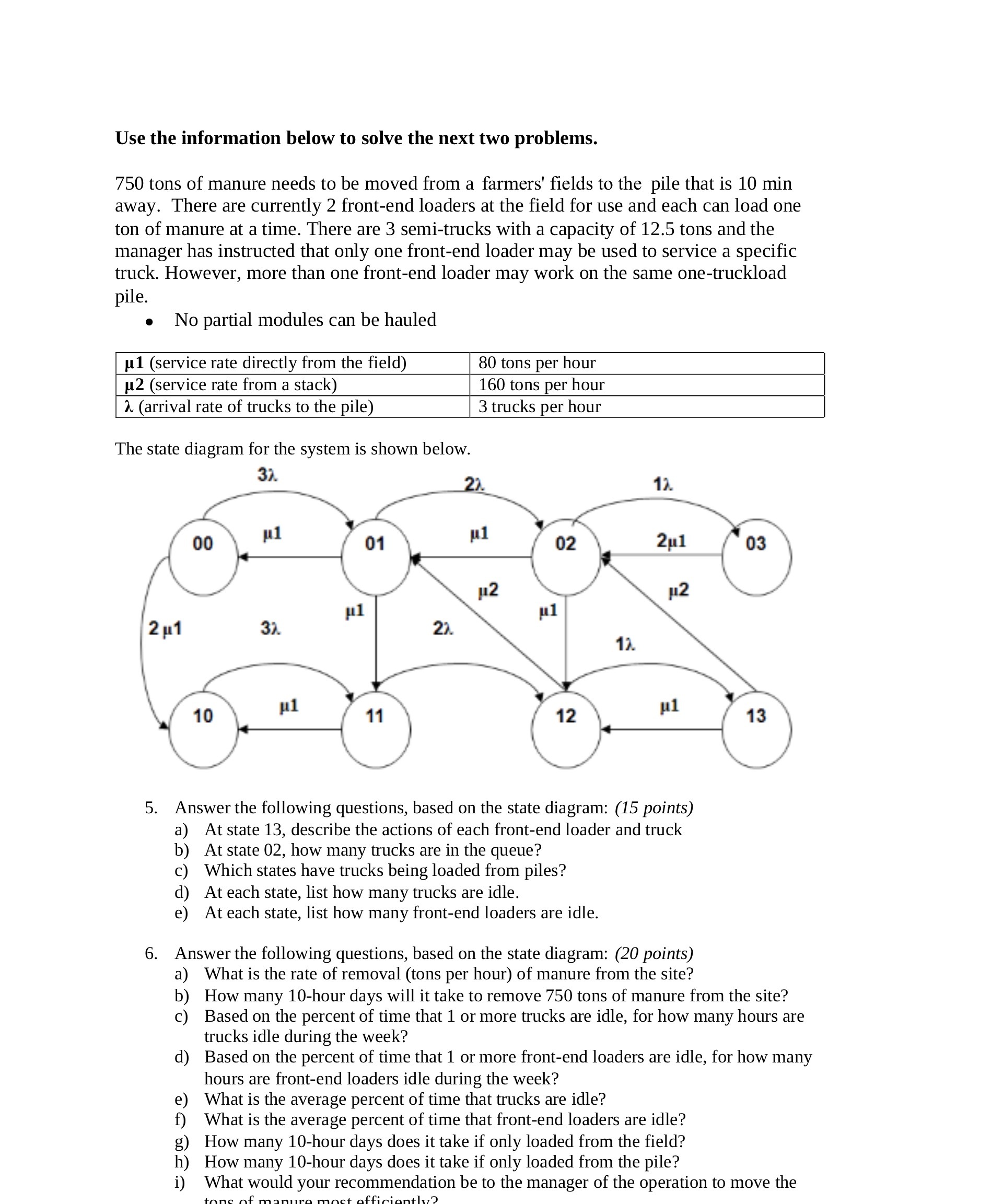 Use the information below to solve the next two problems. 750