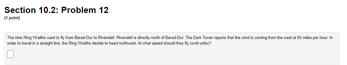 for the gravitational acceleration. Tension = NSection 10.2: Problem 12 (1 point)