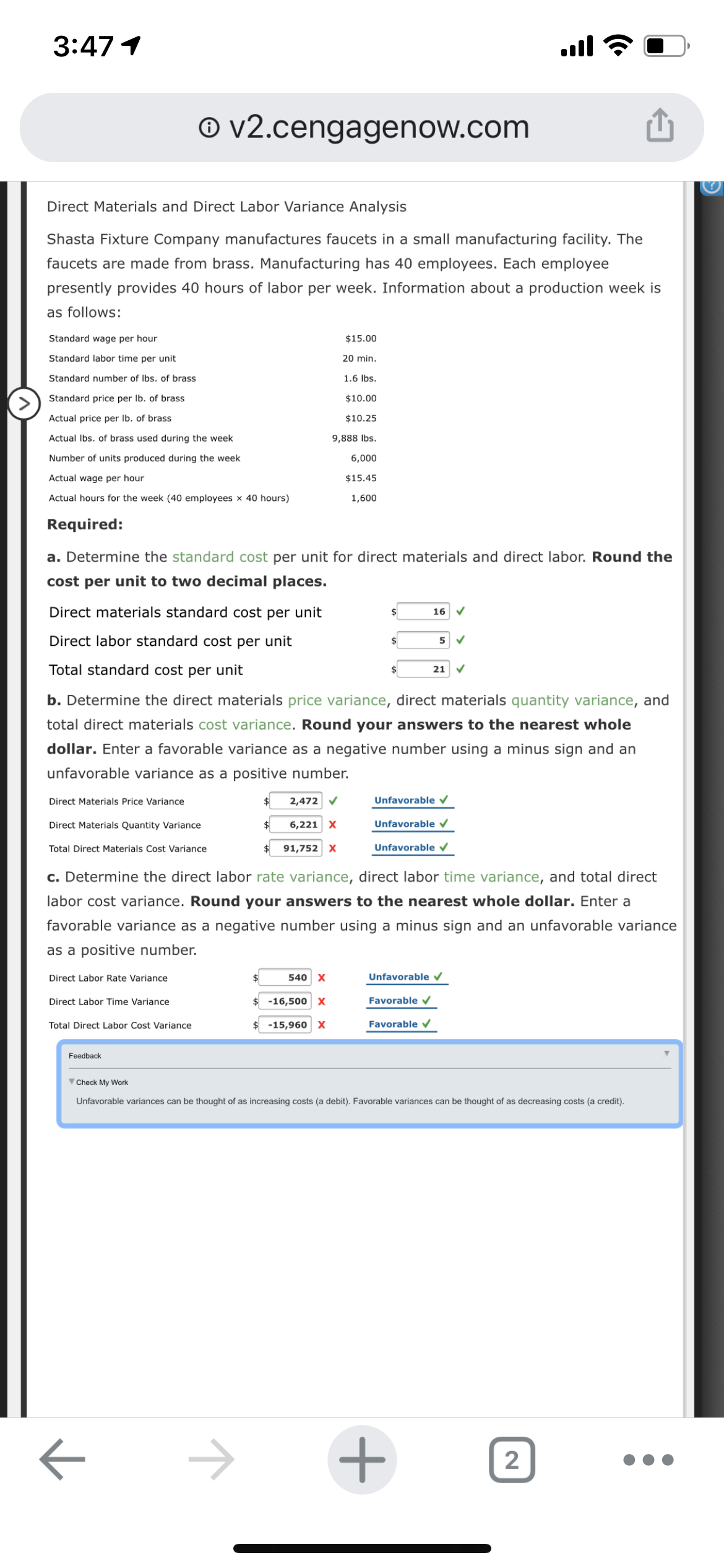 Hi I need help with this question please? 3:47 1 v2.cengagenow.com Direct
