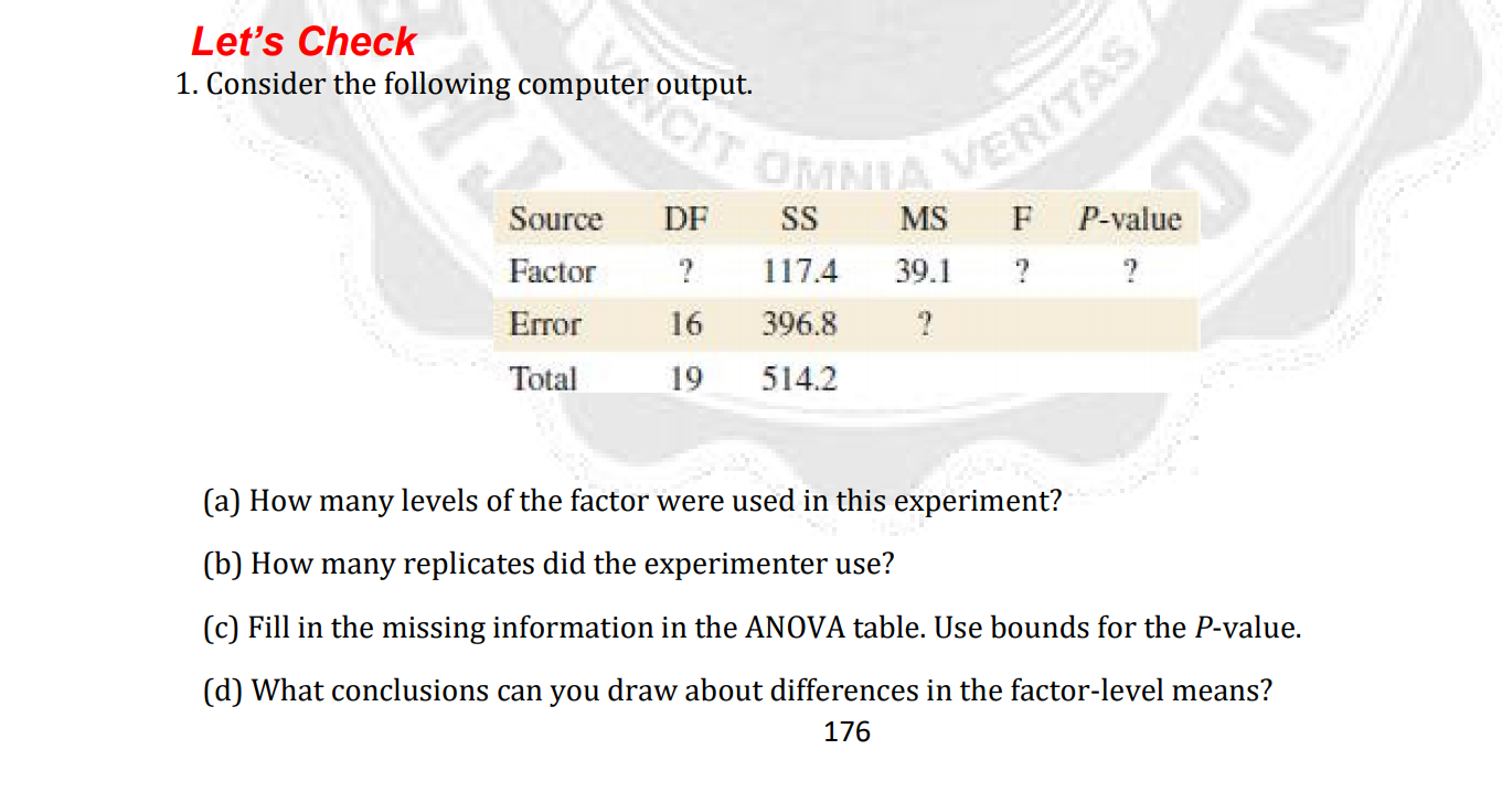 Engineering Data analysisshow the full solution and please do handwritten Let's Check