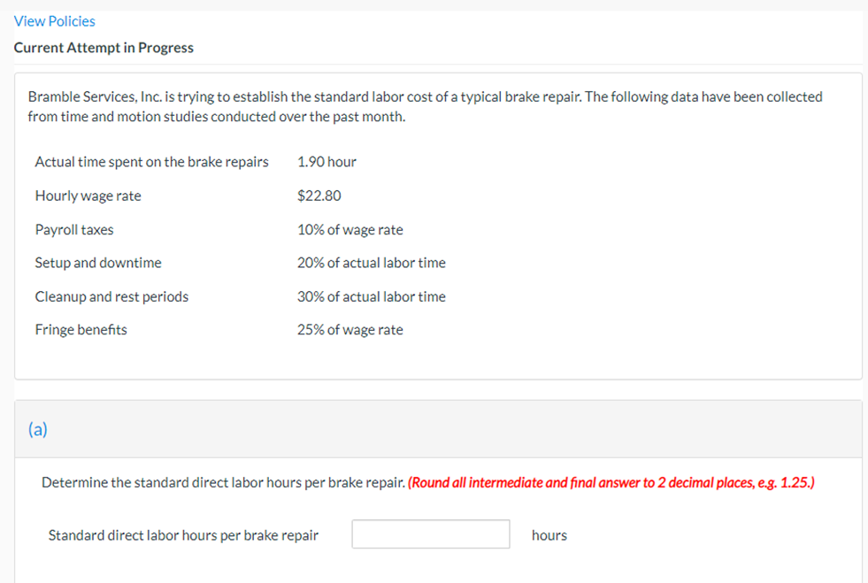  View Policies Current Attempt in Progress Bramble Services. Inc. is trying
