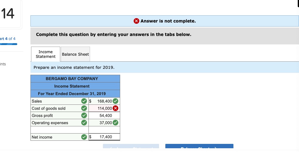 14 X Answer is not complete. Complete this question by entering