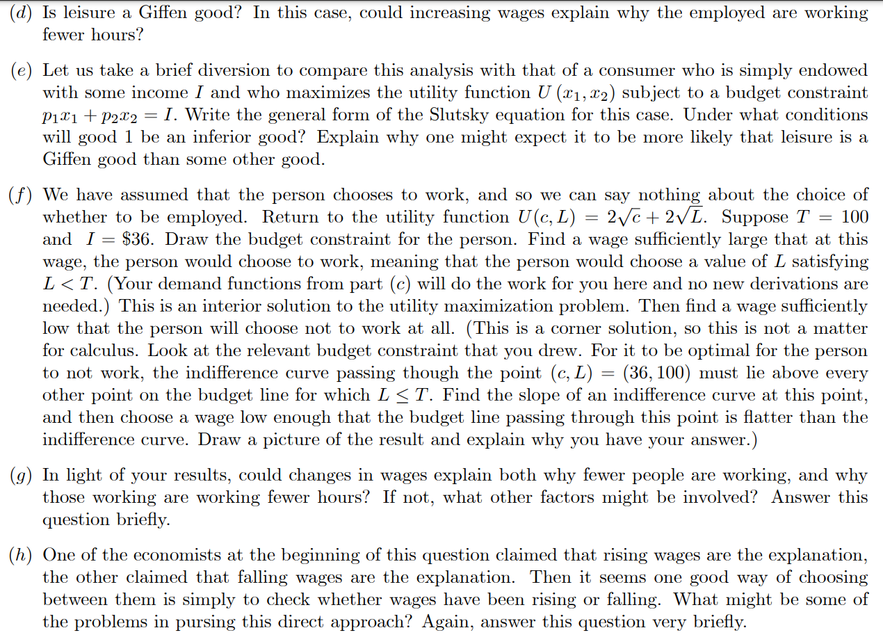 information to be answered. The working hours for people in developed countries