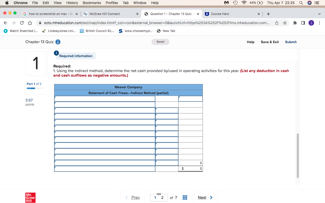 how to screenshot on mac - Gc x SF McGraw Hill Connect