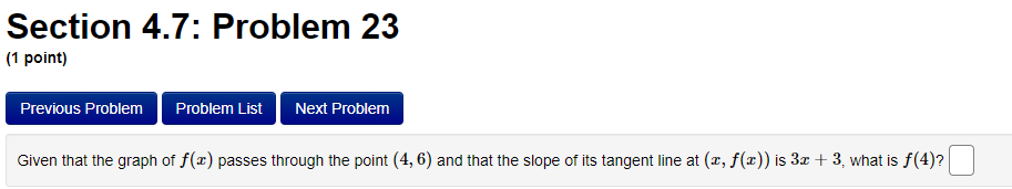 Previous Problem Problem List Next Problem Find the function M that satisfies